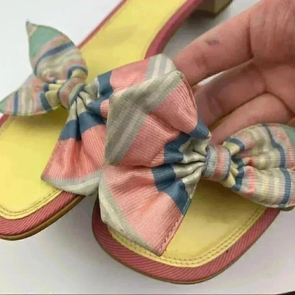 Unisa sandals size 6 Carissa multicolored preppy - Picture 10 of 14